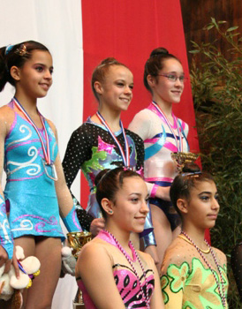 podium fdrale cadette : photo x