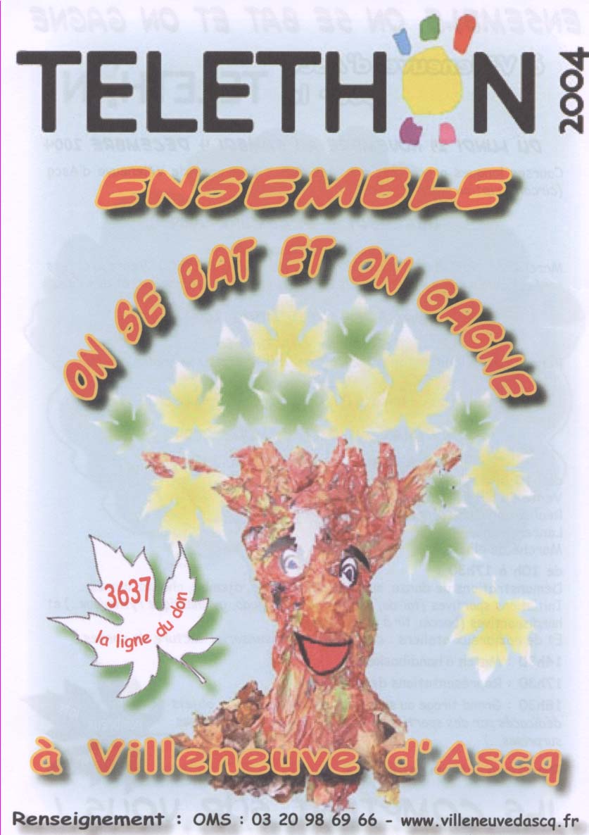 telethon 2004  VILLENEUVE D ASCQ