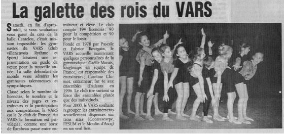Photo et article de la Voix du Nord