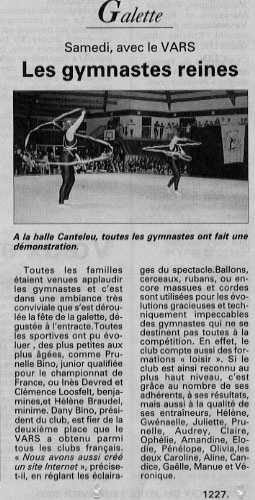Photo et article de Nord Eclair